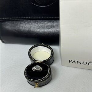 Pandora Moonstone Cabochon Sterling Silver Charm